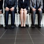 Nonprofit job candidates waiting for job in
