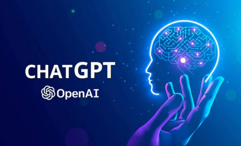 Image of a mind and hand that says ChatGPT @openAI