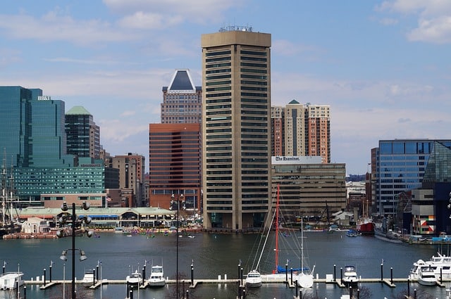 Baltimore Skyline can be seen on Foundation List Nonprofit Jobs 