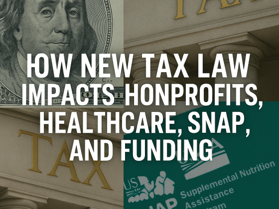 Image Says: How New Tax and Budget Policies Threaten Nonprofit Missions