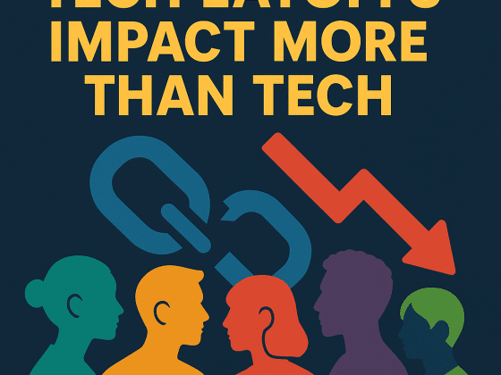Image says "Tech Layoffs Impact More Than Tech"