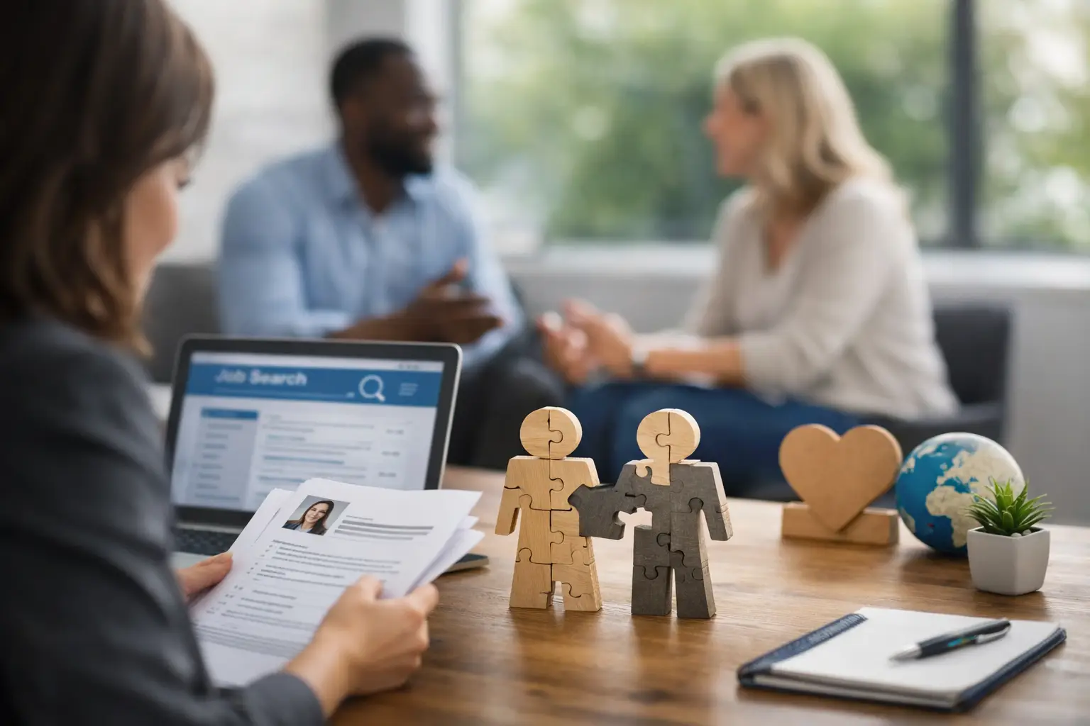 Mission-driven professional researching nonprofit job opportunities and building a more focused Oklahoma City nonprofit job search